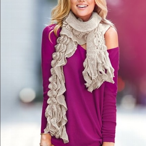 Victoria's Secret Accessories - Victoria's Secret Scarf - Ivory