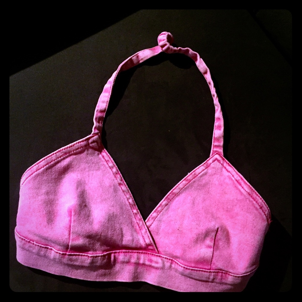 Baby Pink Denim Top💖