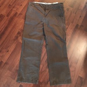 Brown Old Navy khakis