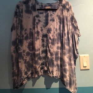Blue Tie Dye Billabong Top