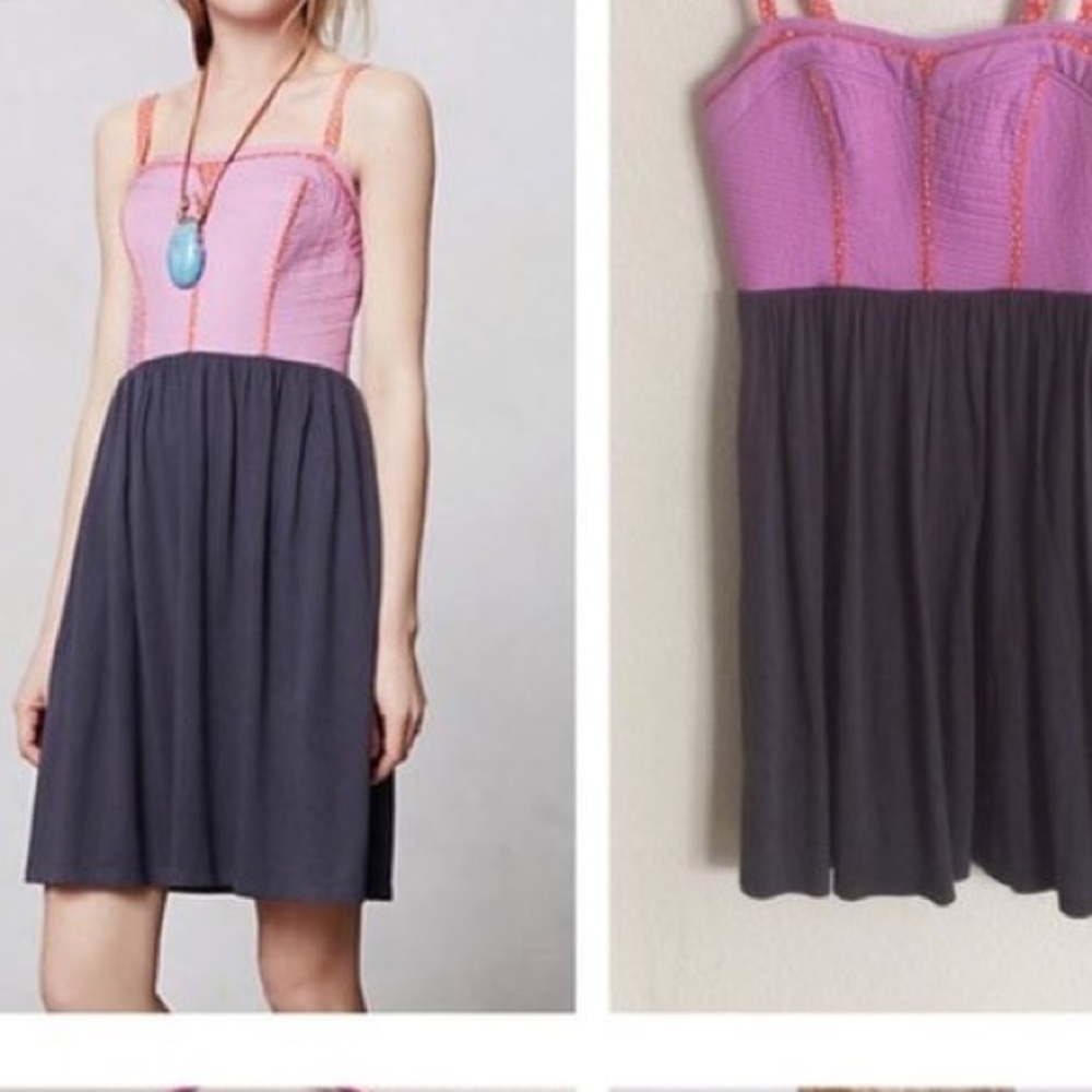 Lilka by Anthropologie Colorblock Dress S