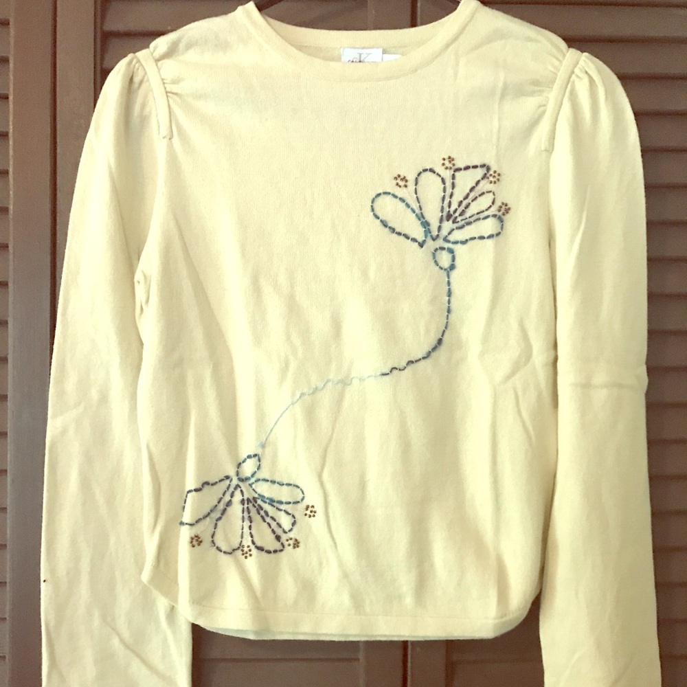 Beige Calvin Klein Jeans Sweater w/ Embroidery
