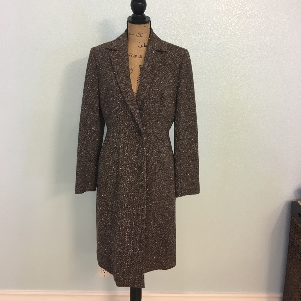 Anne Taylor wool long coat jacket