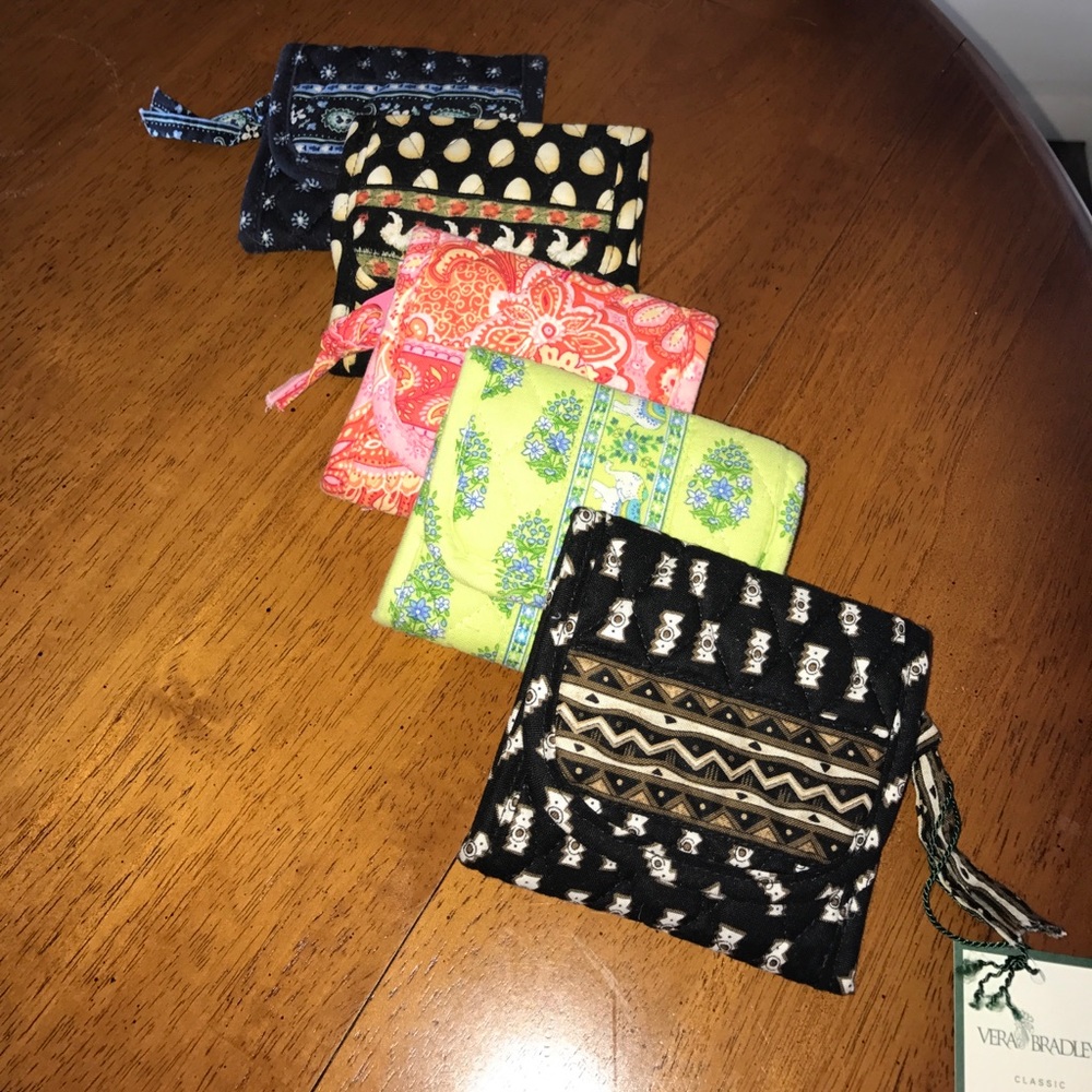 retired Vera Bradley pocket wallets - 3 available!