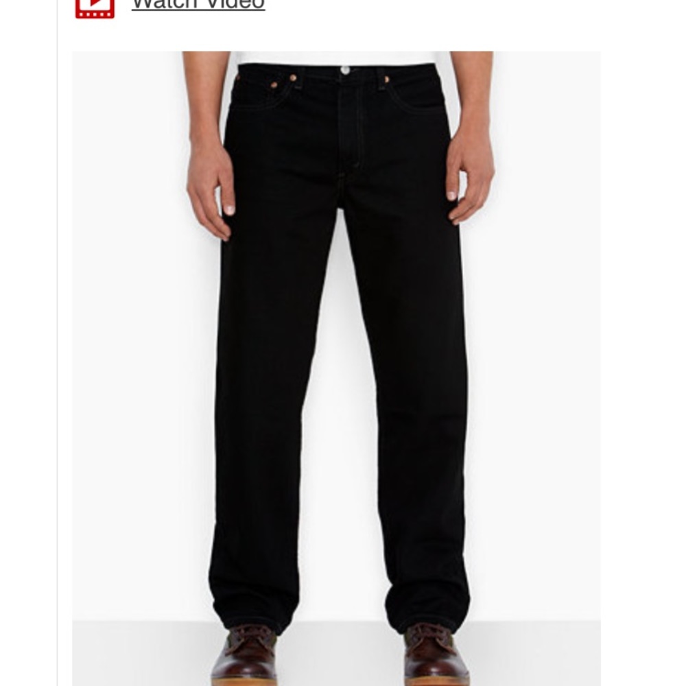 Black Levi jeans 590 for men