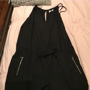 Lou & Grey Black Romper