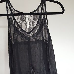 Sheer Lace Tank