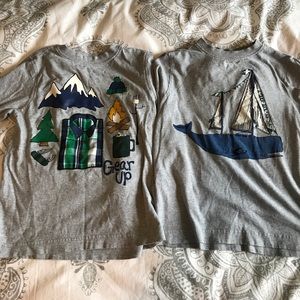 Two Gymboree long sleeve t-shirts