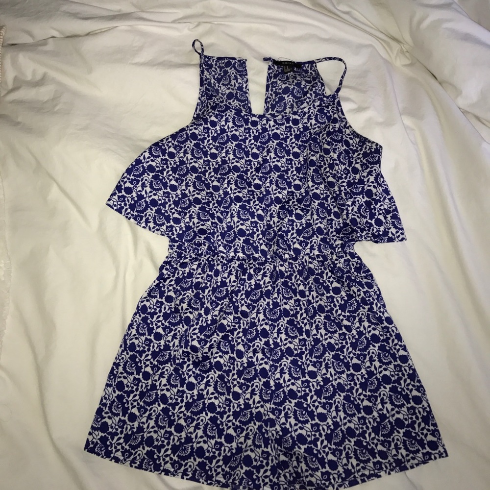 Forever 21 floral romper