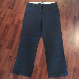 Navy blue Old Navy khakis