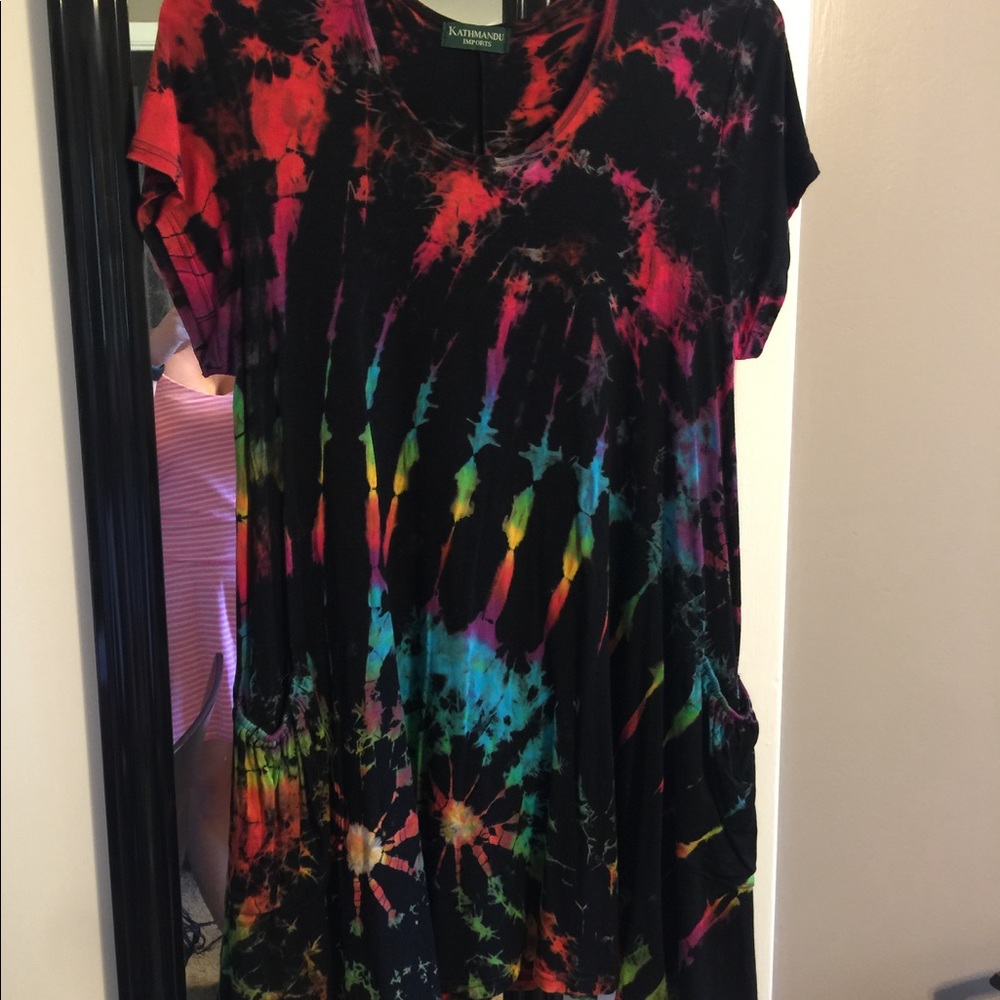 Tie dyed tunic