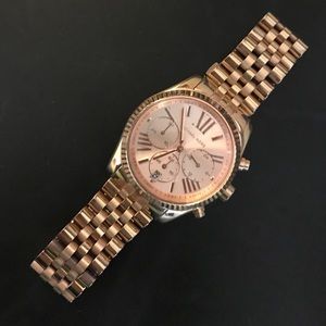 Rose gold Michael Kors watch- authentic