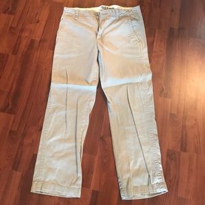 Gray Old Navy khakis