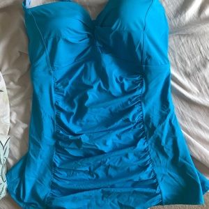 Blue Tankini Top