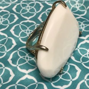 Kendra Scott White Stone ring
