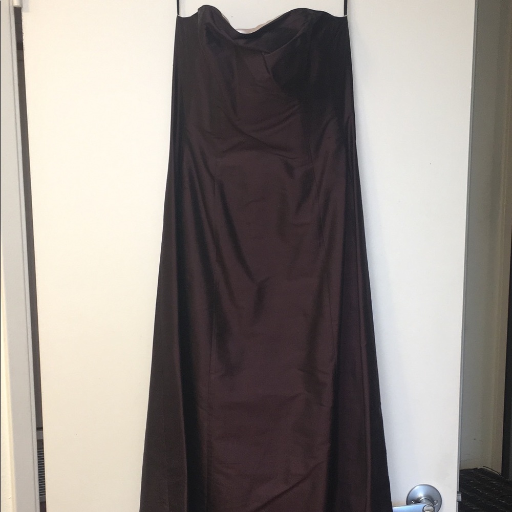 Saeyoung Vu Couture Chocolate Silk Gown - 2P