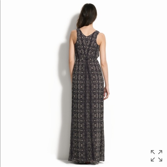Madewell side slit printed maxi dress - Picture 2 of 7
