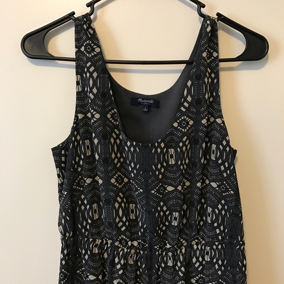 Madewell side slit printed maxi dress - Picture 3 of 7