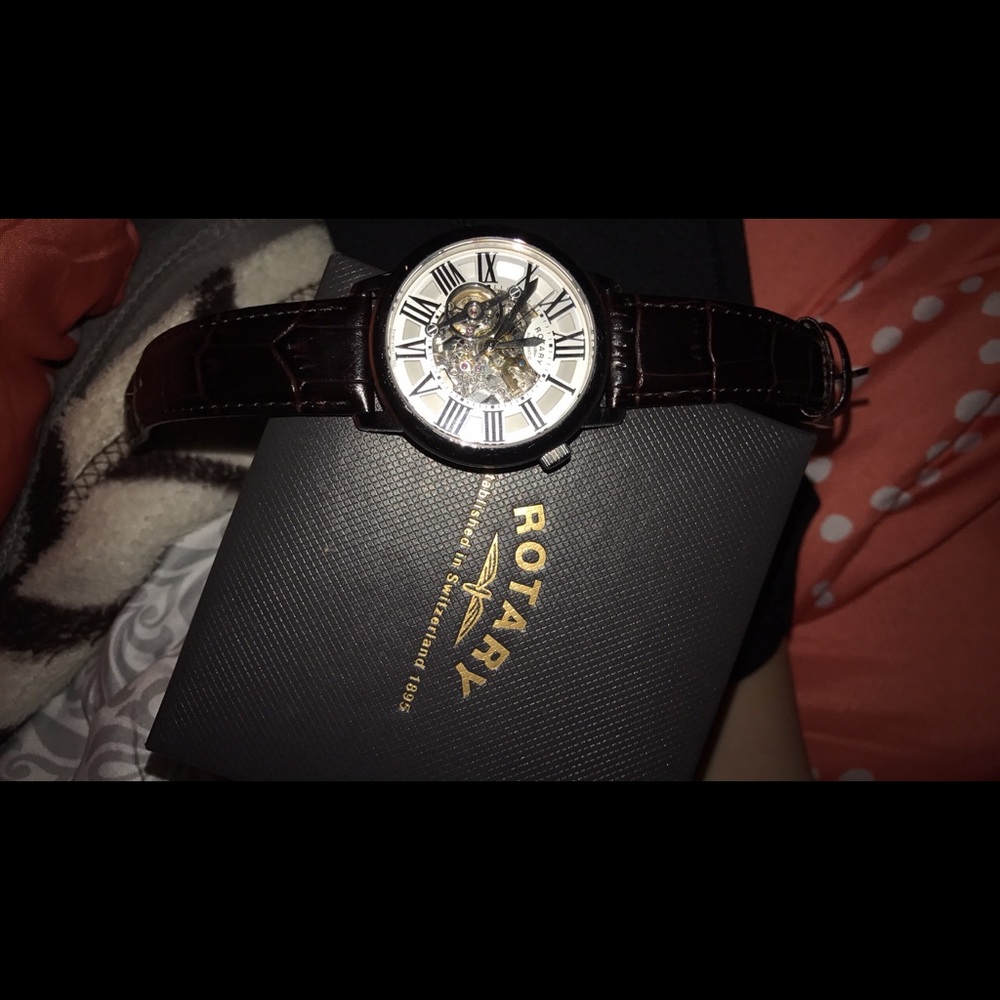 Men's mechanical rotary watch