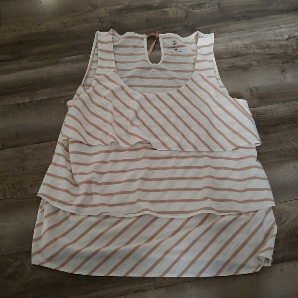NY&C layered tank top SzXL