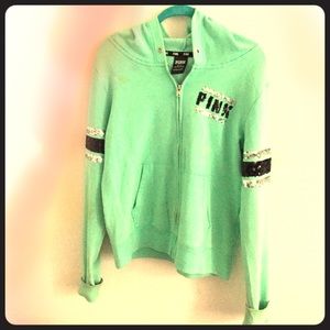 Pink by Victoria Secret Mint Green Hoodie