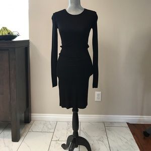 Bcbg Black cotton dress