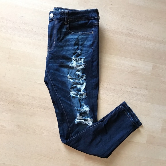 American Eagle Outfitters Denim - AEO🦅 destroyed jeggings