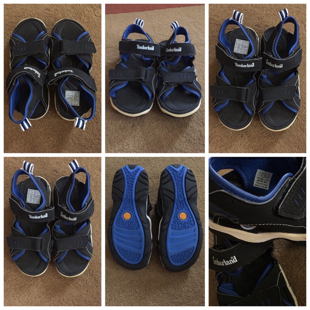 Timberland 2-Strap Junior Sandal, sz 4Y