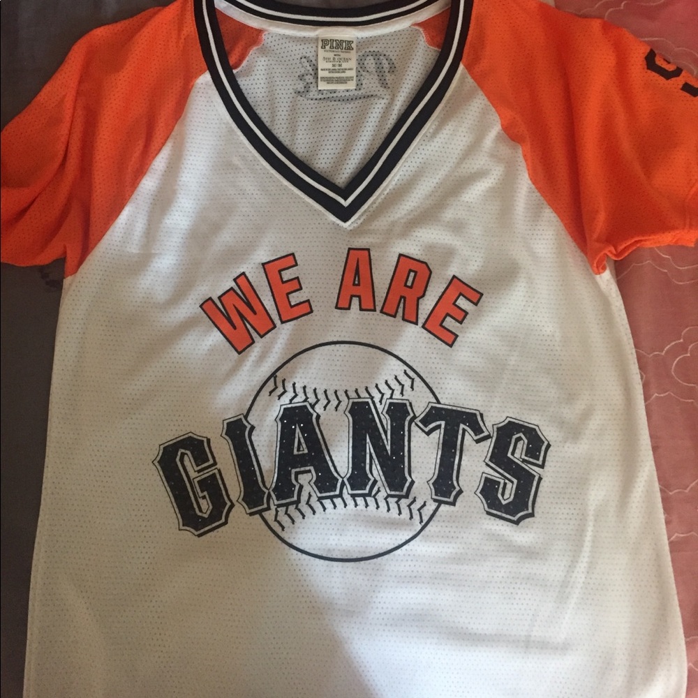 Sf Giants pink bling shirt