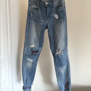 Levi's High Rise Skinny Kitty Cat Jeans