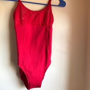 AinslieWear Red Ballet Leotard