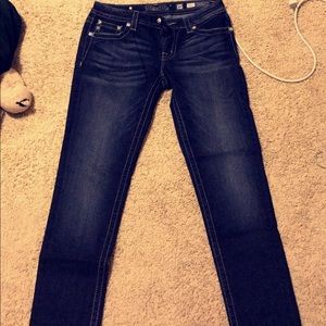 Miss me jeans, size 8, skinny jeans