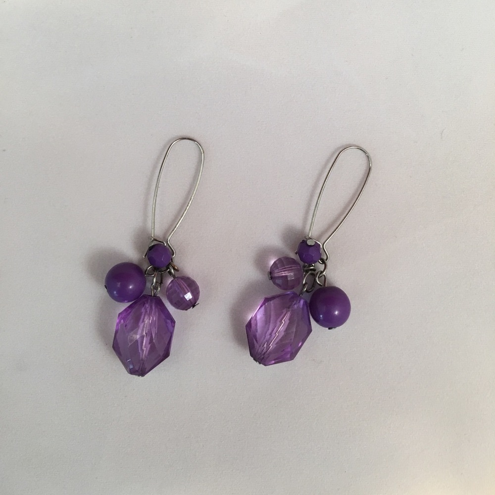 Purple Earrings
