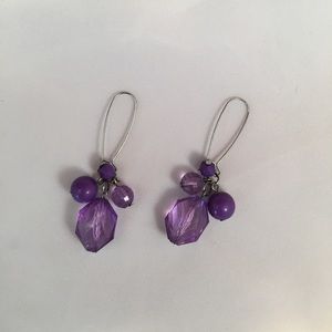 Purple Earrings