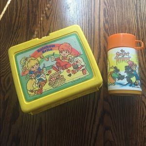 rainbow bright lunchbox and thermos