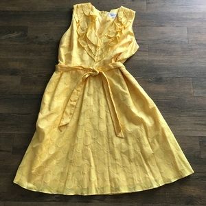 Beautiful yellow polka dot dress