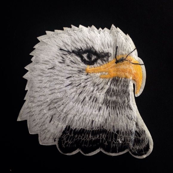 Hawk Iron on Patch - Picture 2 of 2