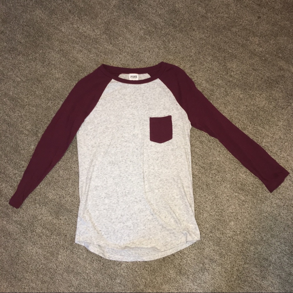 VS PINK Baseball Tee
