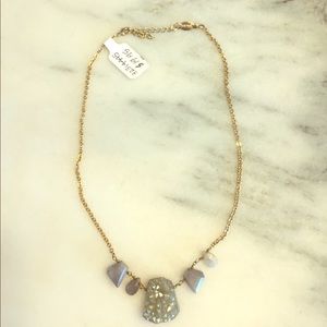 NWT AV Max Blue Druzy Necklace
