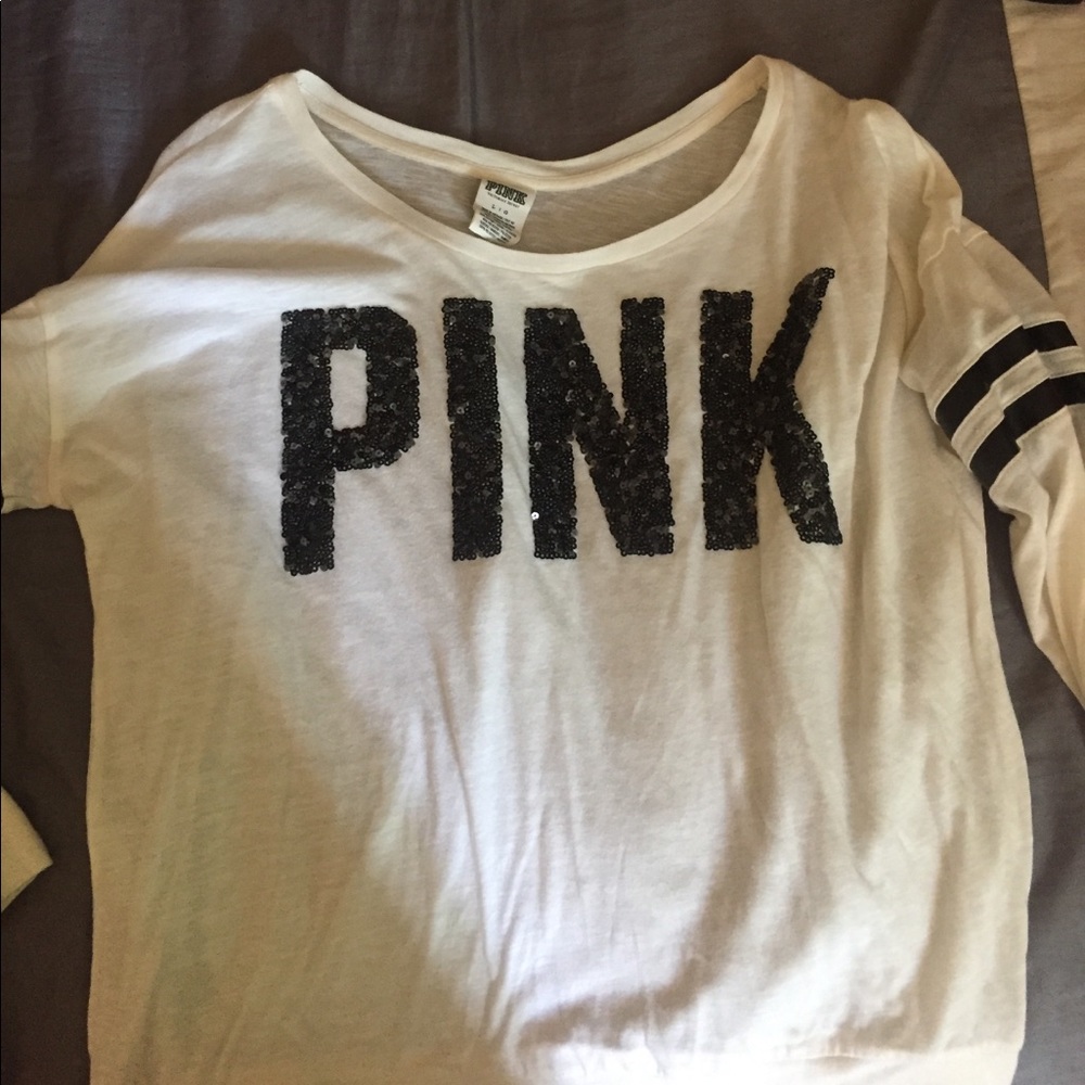Bling pink sweater
