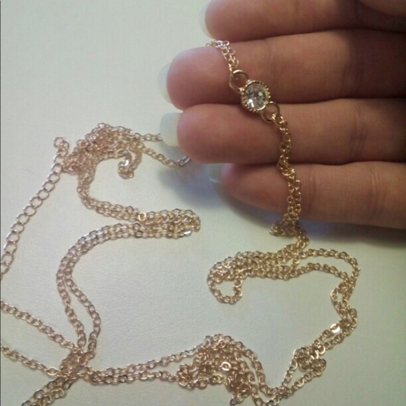 Dainty Sexy Single CZ Bikini Chain Body Jewelry - Picture 8 of 8