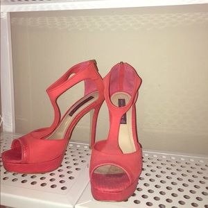 STEVEN Coral stilettos