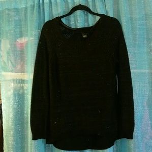 DKNY Black & Sequin Sweater