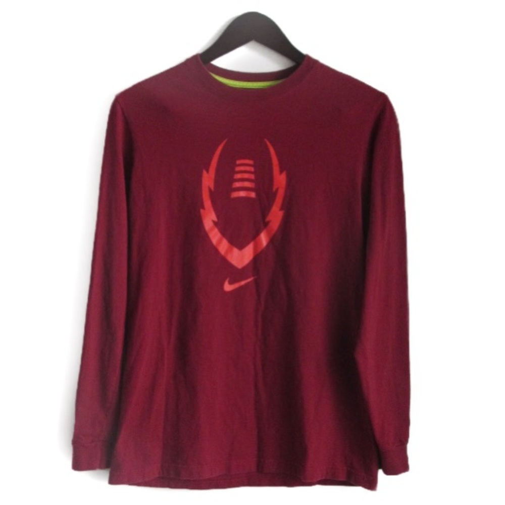 DONATING SOON! Nike Boys Long Sleeve Red Tee Shirt
