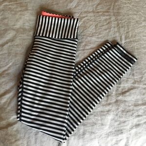 Lululemon striped yoga pants