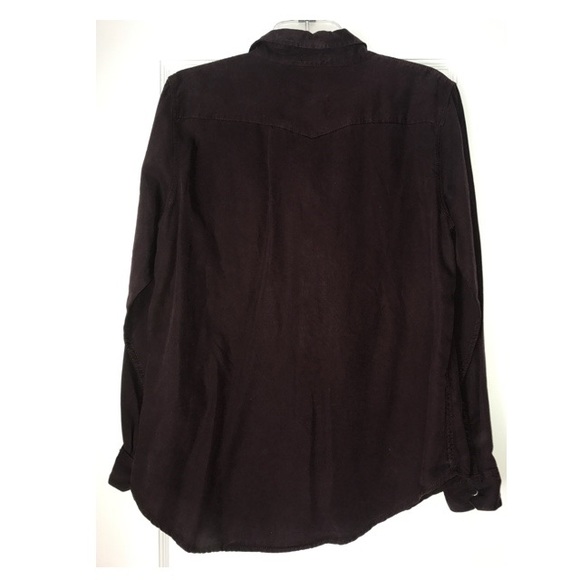 Burgundy Chambray Shirt - Picture 6 of 8