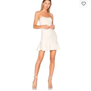 Worn once. Amanda Uprichard strapless dress