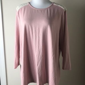 3/4 length sleeve top