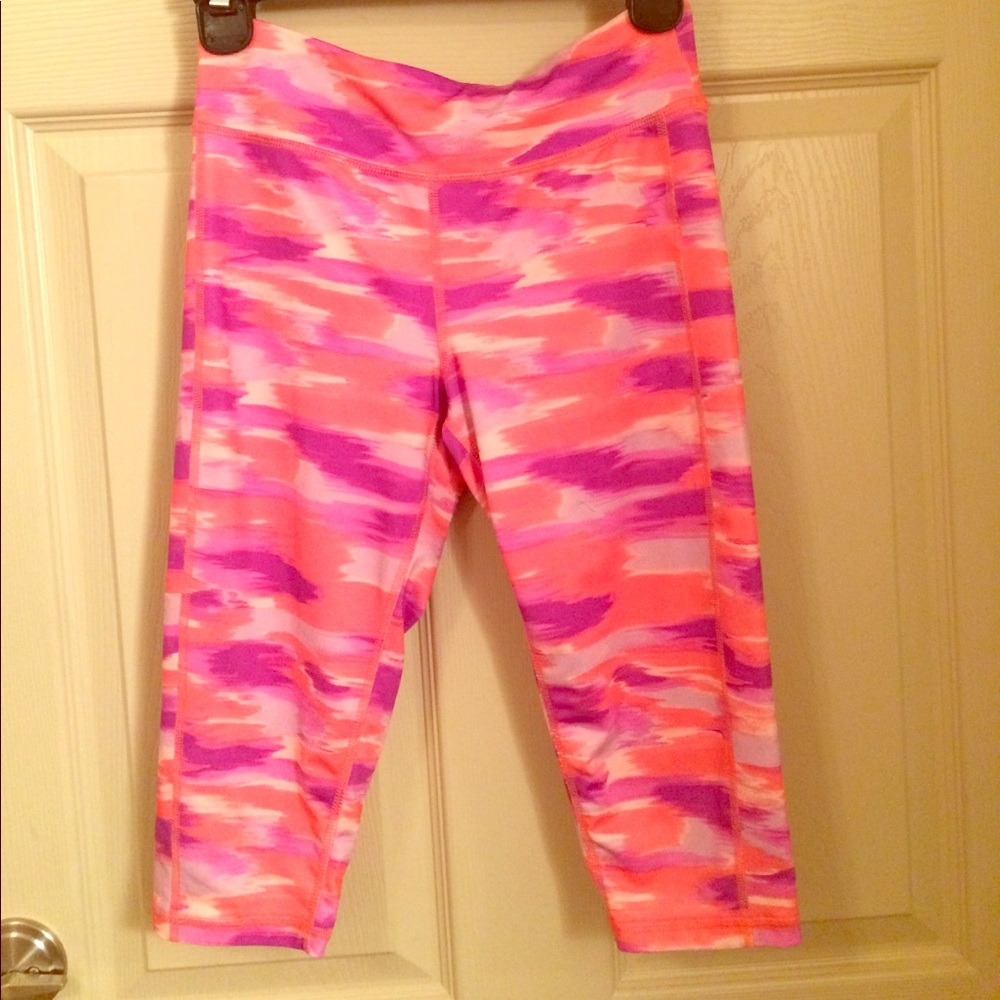 TRADED Tie Dye Danskin Cropped Leggings