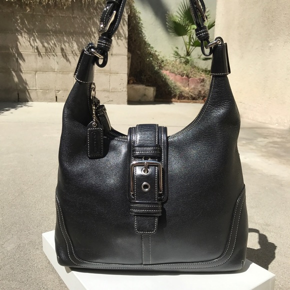 Coach Handbags - Black Coach Hobo Bag